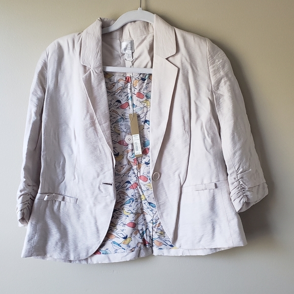LC cream fitted blazer - Picture 1 of 7